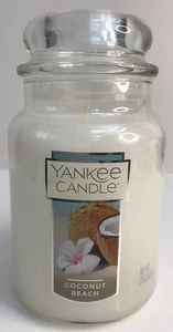 Yankee Candle Coconut Beach 22 oz Large Jar Candle NEW - Picture 1 of 6
