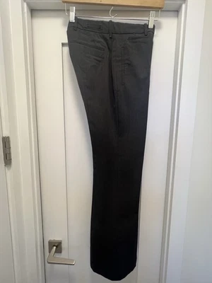 Women's Prada Black Stretch Wool Blend Flat slightly flared Pants Size 40 - Image 1 of 4