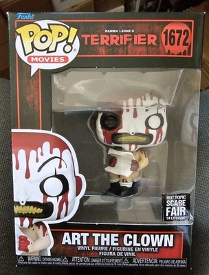 Funko POP! Terrifier Art the Clown 1672 Hot Topic Scare Fair 2024 Ex.