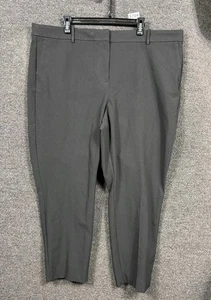 J Crew Slim Crop Ruby Damenhose Größe 20 schwarz hoher Bund Stretch Twill NEU - Bild 1 von 10