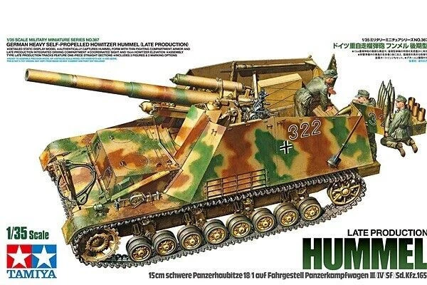 TAMIYA 1:35 KIT CARRO ARMATO GERMAN HEAVY SELF-PROPELLED HOWITZER HUMMEL  35367 - Immagine 1 di 1