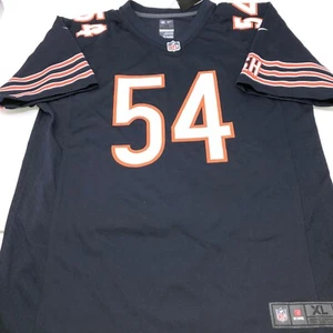 Chicago Bears Nike Jersey NFL Dark Blue Brian Urlacher #54 Youth 18/20 X-Large - Picture 1 of 5
