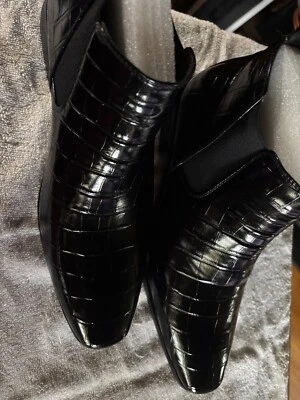 Hombre Media Bota Zapatos 11 Nuevos en Caja Foto 1 de 3