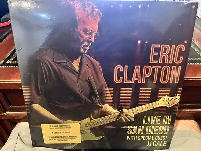 ERIC CLAPTON - LIVE IN SAN DIEGO (WITH SPECIALGUEST JJ CALE)  3 VINYL LP NEW  - Image 1 of 3