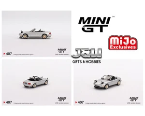 Mini GT Mazda Miata MX-5 NA Tuned Version Silver MGT00407 1/64