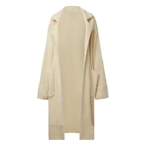 WeWoreWhat Cable Knit Long Sleeve Open Front Cardigan Sweater in Ivory Size XXS - Picture 1 of 6