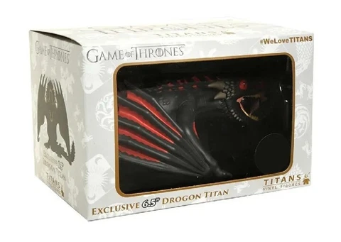 NEW Titans Game of Thrones Drogon 6.5" Vinyl Daenerys Targaryen's Dragon HBO Cover