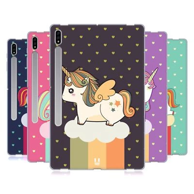 HEAD CASE DESIGNS UNICORN CHUBBY SOFT GEL CASE FOR SAMSUNG TABLETS 1 - Image 1 of 4