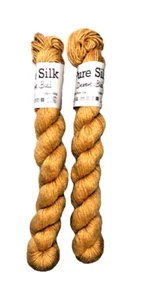 Debbie Bliss Pure Silk Yarn - # 27025 Apricot/Ochre Gorgeous! individual sale - Picture 1 of 3