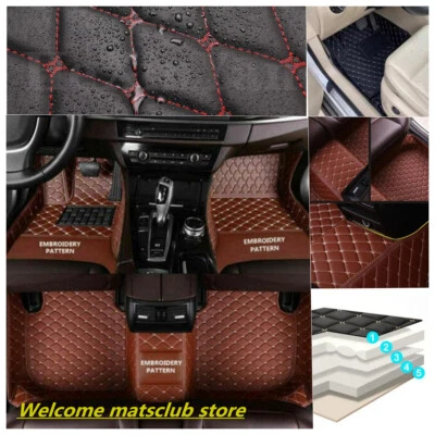 For Volkswagen All Models Car Floor Mats Waterproof Auto Carpets Pads Front - Изображение 1 из 4