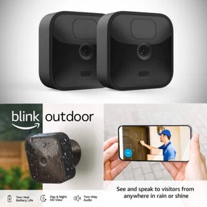 NUEVA Cámara de Seguridad Inalámbrica Blink Exterior 3ª Generación con Batería de 2 Años Kit de 2 Cámaras - Imagen 1 de 3