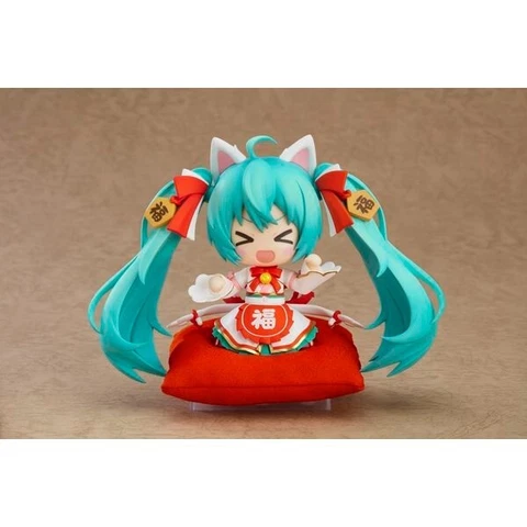 Hatsune Miku Nendoroid Action Figure Maneki cat & Cushion Chara-Ani SPECIAL Set Cover