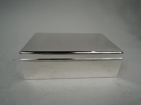 Tiffany Box 24004 Midcentury Modern American Sterling Silver Cover