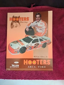 Loy Allen Jr Hooters Allen Motorsports 1992 Fotokarte Nascar Ford Thunderbird  - Bild 1 von 5