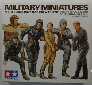 Tamiya 1/35 Russian Army Tank Crew at Rest 35214 Military Miniatures BNIB - Imagen 1 de 2