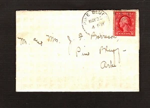 U.S. Postal Cover - Postmark - Pine Bluff, Ark - 19?? - & Letter - Picture 1 of 3