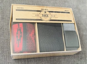 The Buckle BKEStore Gift Set Includes Red-Black Socks/Beanie-Stocking Hat& Belt - Picture 1 of 4