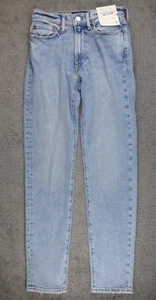 NWT Abercrombie & Fitch Vintage Stretch 90s Slim Jeans Womens 28x32 Distressed - Picture 1 of 10
