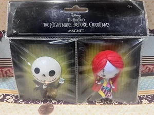 The Nightmare Before Christmas Magnet Set Sally Jack Skellington Exclusive Pack - Picture 1 of 6