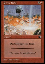 Magic the Gathering MTG Stone Rain (117) Portal Second Age   HP