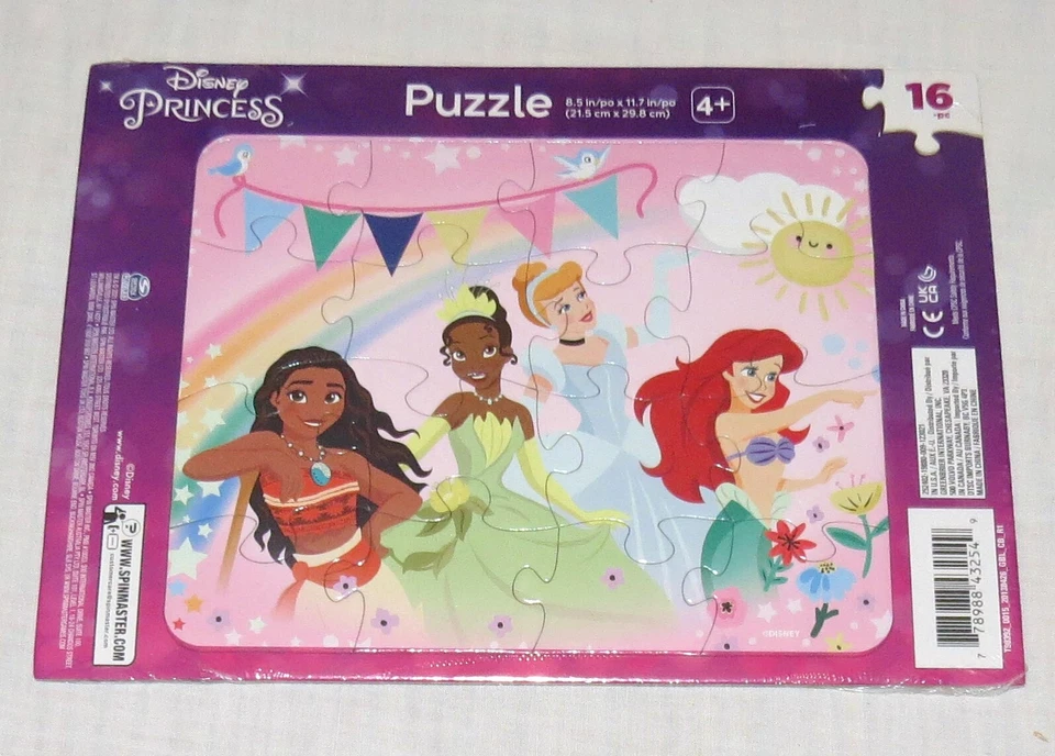Disney Princess Puzzle 16 pieces NEW - Image 1 of 1