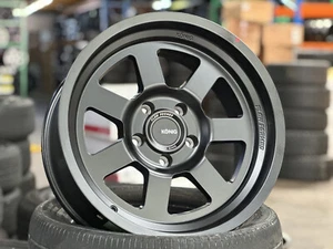NUEVO 18x9J KONIG HYPERTRAIL HT2 5x127 (5 ruedas) apto para Jeep Wrangler negro - Imagen 1 de 13