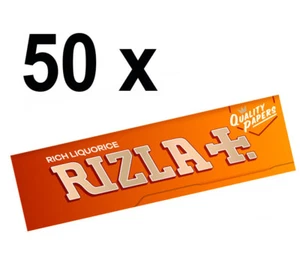 50 folletos de papeles para cigarrillos rodantes de regaliz Rizla solo £17.99 - Imagen 1 de 1