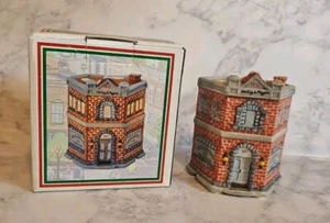 Heilig Meyers Porcelain Village Store réplica Navidad Home Town America 1994 - Imagen 1 de 8