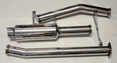 4" Tip Full Catback 3" Exhaust System FITS Toyota Supra 1986-1992 - Image 1 of 3