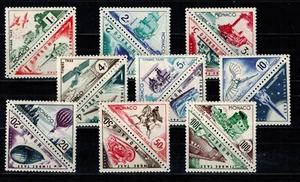 Série Timbres Monaco Taxe du N° 39A au 55 Neuf ** MNH (18 val) - Imagen 1 de 1