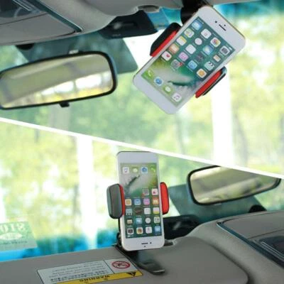 360°Mount Holder Car Dashboard Sun Visor Mirror Stand Cell Phone For Mobile J3A4 - Image 1 of 4