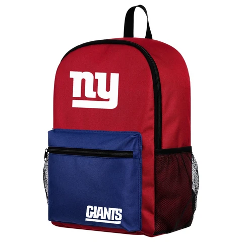 NFL New York Giants Two Tone Backpack with Team Logo Cover