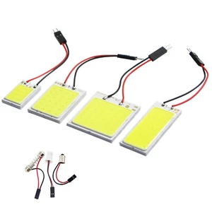 2Pcs 16 48 LED Dome Map Light Bulb Car Interior Panel Reading Lamp 12V T10 C5W - Picture 1 of 16