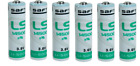 6 Batterie SAFT Stilo AA litio LS14500 3,6V 2600 mAh  sensori allarmi wireless