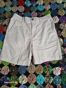Boys Size 7 Pink Striped Shorts - Picture 1 of 7