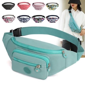 Men Women Fanny Pack Belt waist Bag Cross body Sling Shoulder Travel Sport Pouch - Picture 1 of 22