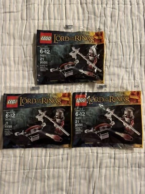 LEGO 30211 The Lord of the Rings Lot of 3 Uruk-Hai with ballista NISB FAST SHIP! - Image 1 of 4