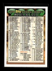 2000 Topps #2 of 2 Checklist Series 2 (EX)(BAS) - Picture 1 of 2