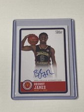 2023 Topps Chrome McDonalds All American Bronny James ON CARD Auto USC SP