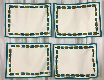 The Curiosity Shoppe Target Canvas Placemats Set of 4 OOP 2012 SW Arrow Design  - Image 1 of 4