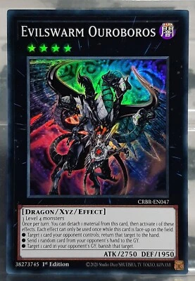Evilswarm Ouroboros - Super Rare - CRBR-EN047 - Crossover Breakers - EN/NM - Bild 1 von 2