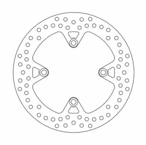 Triumph BONNEVILLE 865 SE 2009-2012 Moto Masters Halo Rear Brake Disc - Picture 1 of 5