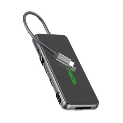 USB C Docking Station Triple Display Multiport Adapter Dual HDMI 4K USB3.0 PD - Image 1 of 4