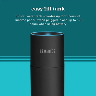 HoMedics Portable USB Ultrasonic Humidifier Travel Size -  - Image 1 of 4