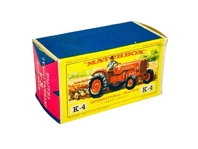Matchbox Lesney King Size K-4 International Tractor Original Box Only - Image 1 of 4