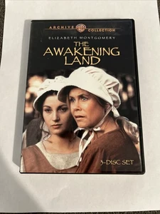 The Awakening Land - Complete Mini-Series (DVD, 3-Disc Set) Elizabeth Montgomery - Imagen 1 de 2