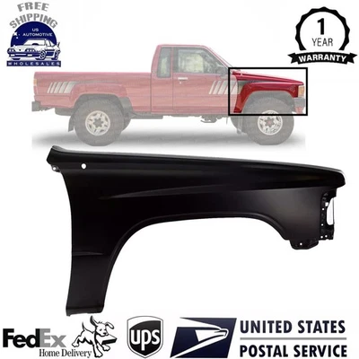 New Front Fender Right Passenger Side Steel Primed For 1984-1988 Toyota Pickup Foto 1 de 4