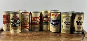 Lotto di 13 shaker sale e pepe birra vintage Old Milwaukee Burgie Guzzler’s - Foto 1 di 10