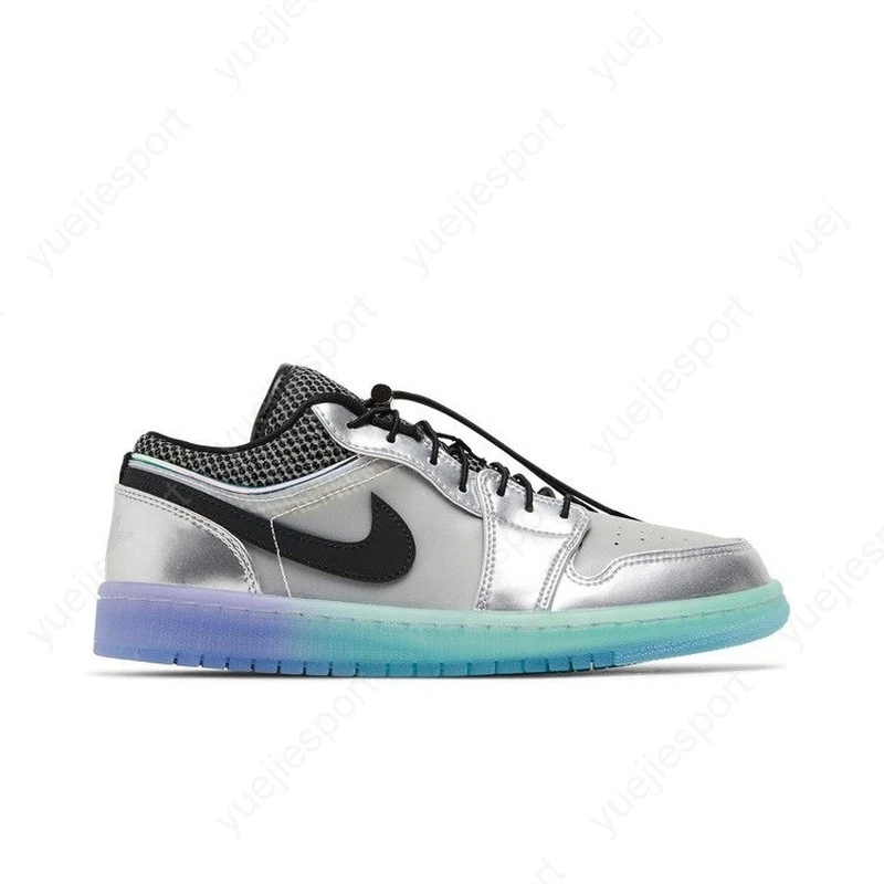 Preços baixos em Jordan 1 SE Low Metallic Silver Gradient W | eBay