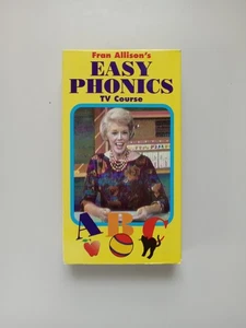 Fran Allison's Easy Phonics TV Course VHS Tape - Picture 1 of 6